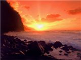 NaPali Sunset, Kauai, Hawaii - 1600x1200 - ID 43